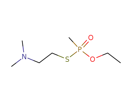Molecular Structure of 20820-80-8 (O-ethyl S-(2-dimethylaminoethyl) methylphosphonothioate)