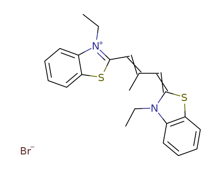 Benzothiazolium,3-ethyl-2-[3-(3-ethyl-2(3H)-benzothiazolylidene)-2-methyl-1-propen-1-yl]-,bromide (1:1)