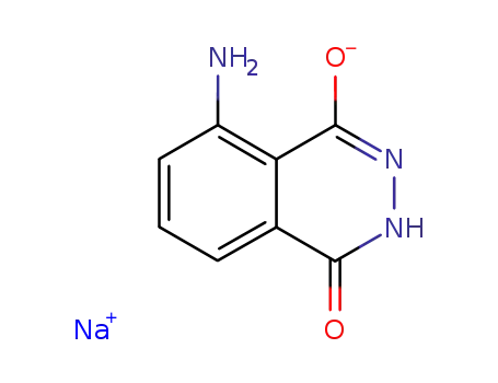 Molecular Structure of 20666-12-0 (3-AMINOPHTHALHYDRAZIDE MONOSODIUM SALT)