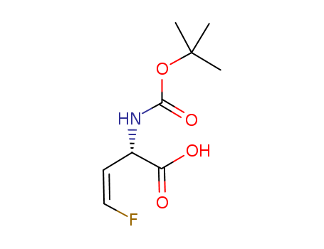 3-BUTENOIC ACID 2-[[(1,1-DIMETHYLETHOXY)CARBONYL]AMINO]-4-FLUORO-,[S-(Z)]-