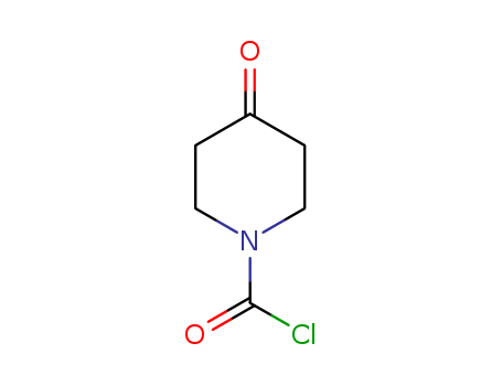 1-Piperidinecarbonyl chloride, 4-oxo- (9CI)