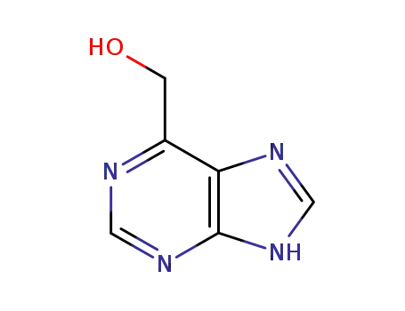 Molecular Structure of 17405-22-0 (1H-Purine-6-methanol (9CI))