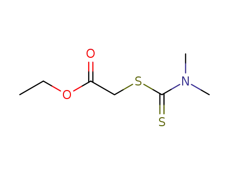 Molecular Structure of 20821-67-4 (ethyl [(dimethylcarbamothioyl)sulfanyl]acetate)