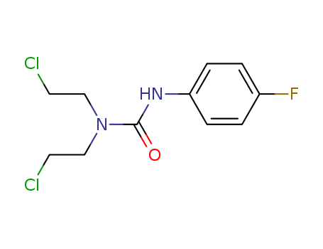 Urea,N,N-bis(2-chloroethyl)-N'-(4-fluorophenyl)- cas  2062-72-8