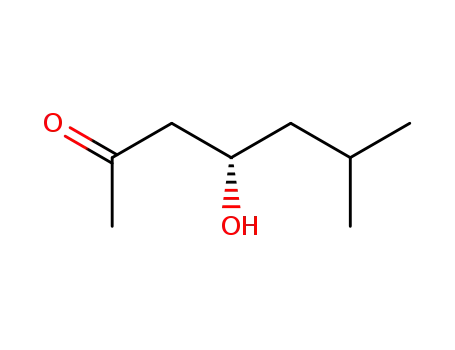 Molecular Structure of 331993-83-0 (2-Heptanone, 4-hydroxy-6-methyl-, (4S)- (9CI))