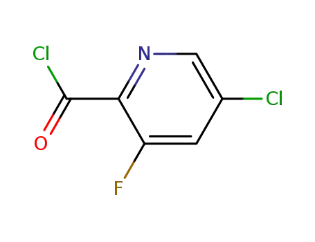 2-Pyridinecarbonylchloride,5-chloro-3-fluoro-(9CI)
