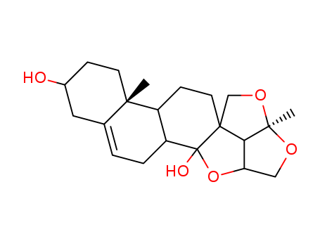 3aH,12H-1,3,13-Trioxacyclopenta[3,4]pentaleno[1,6a-a]phenanthrene-3a,7-diol,2,2a,3b,4,6,7,8,9,9a,9b,10,11,13a,13b-tetradecahydro-9a,13a-dimethyl-,(2aS,3aR,3bR,7S,9aR,9bS,11aR,13aS,13bR)- (9CI)