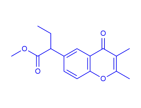 Methyl 2-(2,3-dimethylchromon-6-yl)butanoate