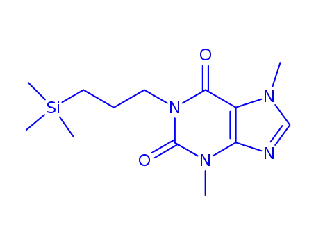 1H-크산틴, 3,7-디메틸-1-(3-트리메틸실릴프로필)-