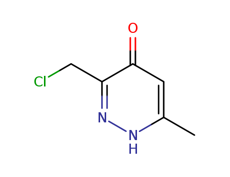 4(1H)-Pyridazinone, 3-(chloromethyl)-6-methyl- cas  17417-54-8
