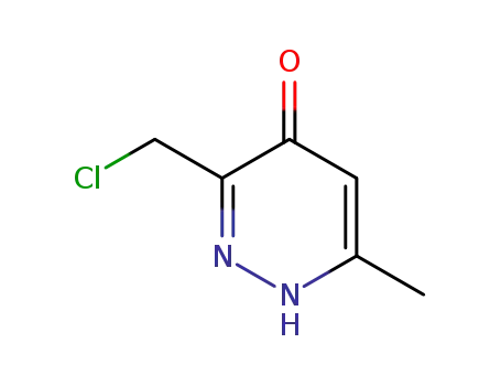 Molecular Structure of 17417-54-8 (3-(chloromethyl)-6-methylpyridazin-4(1H)-one)