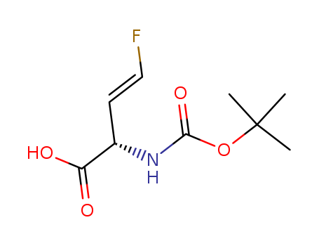 3-BUTENOIC ACID 2-[[(1,1-DIMETHYLETHOXY)CARBONYL]AMINO]-4-FLUORO-,[S-(E)]-