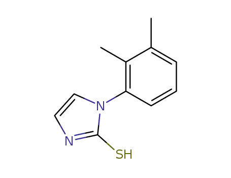 Molecular Structure of 17452-16-3 (1-(2,3-DIMETHYLPHENYL)-1H-IMIDAZOLE-2-THIOL)