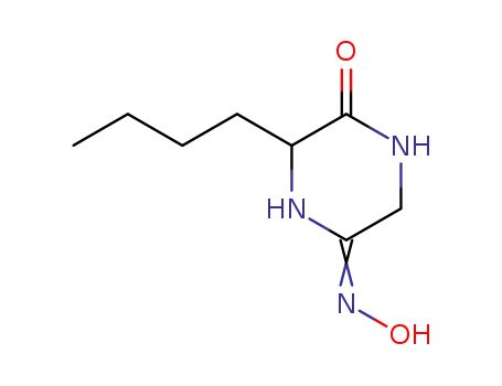 Molecular Structure of 20855-70-3 (2,5-Piperazinedione,3-butyl-,5-oxime(8CI))