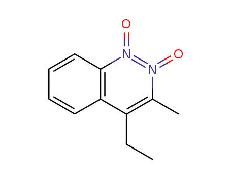 Molecular Structure of 20864-45-3 (4-Ethyl-3-methylcinnoline 1,2-dioxide)