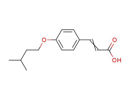 (2E)-3-[4-(3-Methylbutoxy)phenyl]acrylic acid