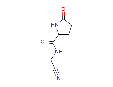 2-피롤리딘카르복사미드, N-(시아노메틸)-5-옥소-(8CI,9CI)
