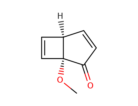 Molecular Structure of 84559-54-6 (1-methoxybicyclo(3.2.0)hepta-3,6-dien-2-one)