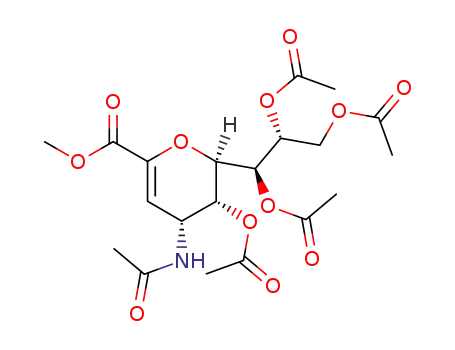 methyl 5,7,8,9-tetra-O-acetyl-4-acetylamino-2,6-anhydro-3,4-dideoxy-D-glycero-D-talo-non-2-enonate