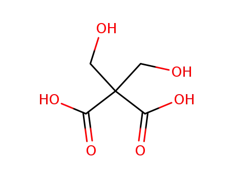 Molecular Structure of 173783-71-6 (2,2-BIS(HYDROXYMETHYL) MALONIC ACID)