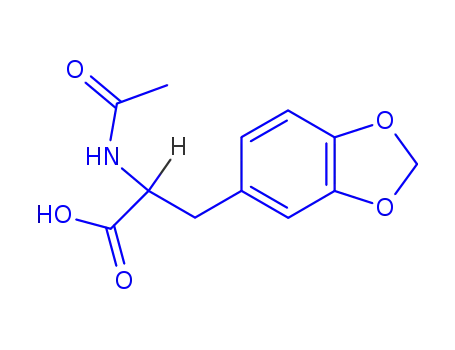 N-Acetyl-3-<3,4-methylendioxy-phenyl>-DL-alanin