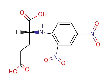 Molecular Structure of 17353-36-5 (N-(2,4-dinitrophenyl)-D-glutamic acid)