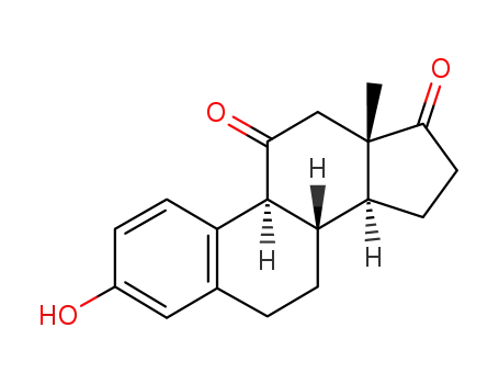 Molecular Structure of 7533-97-3 (3-hydroxy-9 beta-estra-1,3,5(10)-triene-11,17-dione)