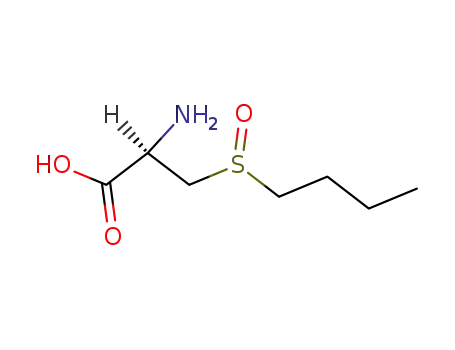 Molecular Structure of 121842-70-4 (L-ALANINE, 3-[(R)-BUTYLSULFINYL]-)