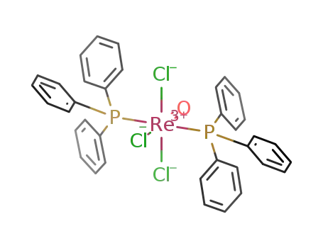 Molecular Structure of 17442-18-1 (OXOTRICHLOROBIS(TRIPHENYLPHOSPHINE)RHENIUM(V))