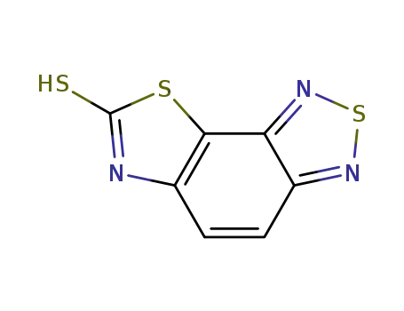 Molecular Structure of 2564-38-7 (Thiazolo[5,4-e]-2,1,3-benzothiadiazole-7(6H)-thione (9CI))