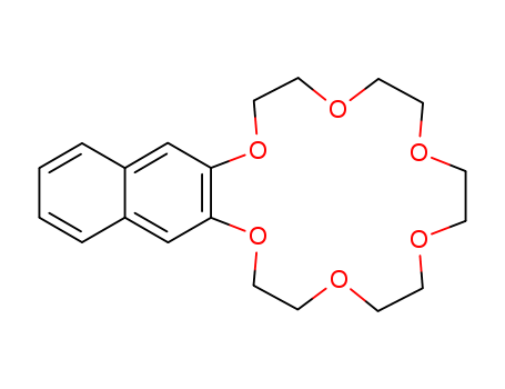 Naphtho[2,3-b]-1,4,7,10,13,16-hexaoxacyclooctadecin,2,3,5,6,8,9,11,12,14,15-decahydro-