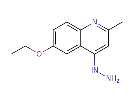 퀴놀린, 6-에톡시-4-히드라지노-2-메틸-(9CI)