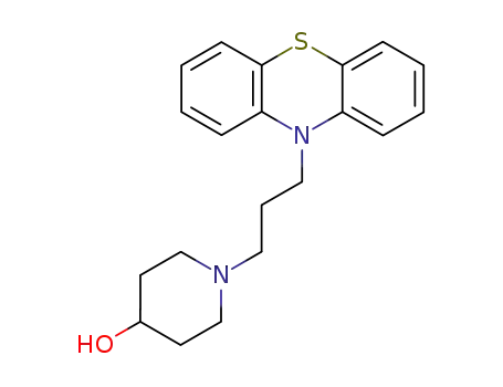 Molecular Structure of 17338-37-3 (1-[3-(10H-phenothiazin-10-yl)propyl]piperidin-4-ol)