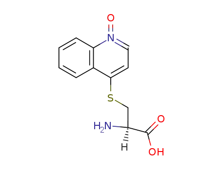 Molecular Structure of 20569-43-1 (S-(1-oxidoquinolin-4-yl)-L-cysteine)