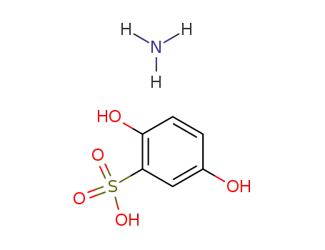 Molecular Structure of 20676-50-0 (Hydroquinone ammonium sulfonate)