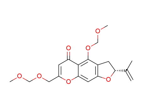 (R)-2-isopropenyl-4-(methoxymethyloxy)-7-[(methoxymethyloxy)methyl]-2,3-dihydro-5H-furo[3,2-g][1]benzopyran-5-one