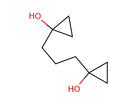 Molecular Structure of 207298-21-3 (1,3-bis(1-hydroxycyclopropyl)propane)