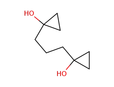 Molecular Structure of 207298-21-3 (1,3-bis(1-hydroxycyclopropyl)propane)