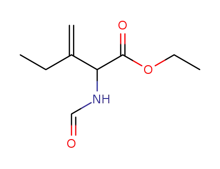 2-Formylamino-3-methylenpentansaeure-aethylester