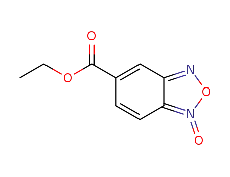 Molecular Structure of 17348-71-9 (ETHYL BENZOFUROXAN-5-CARBOXYLATE)
