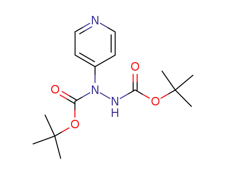 Molecular Structure of 614717-75-8 (N,N'-bis(tert-butoxycarbonyl)-N-(pyridin-4-yl)hydrazine)