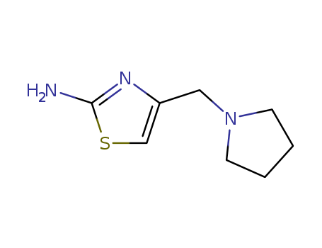 4-(PYRROLIDIN-1-YLMETHYL)-1,3-THIAZOL-2-AMINECAS
