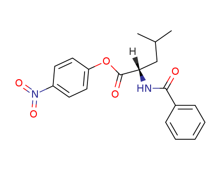 L-Leucine, N-benzoyl-,4-nitrophenyl ester cas  2072-90-4