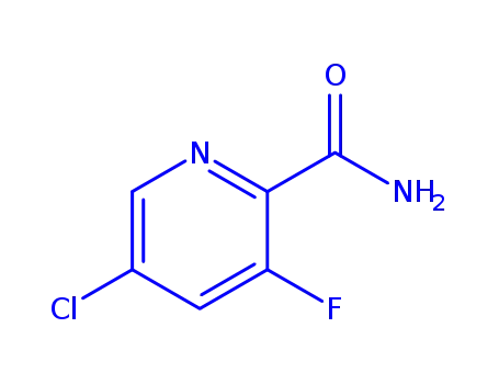 Molecular Structure of 207994-10-3 (5-chloro-3-fluoropicolinaMide)