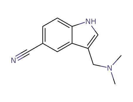 Molecular Structure of 25514-67-4 (5-CYANOGRAMINE)