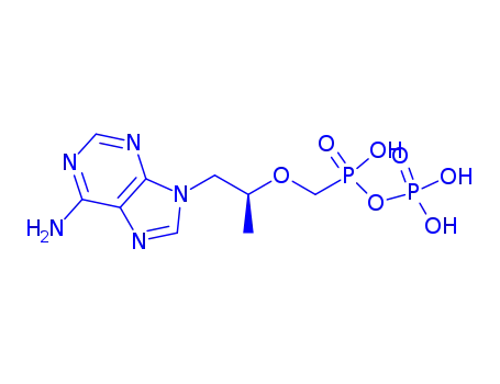 Molecular Structure of 206646-04-0 (Tenofovir Diphosphate)