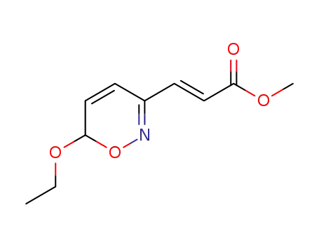 Molecular Structure of 216174-07-1 (2-Propenoicacid,3-(6-ethoxy-6H-1,2-oxazin-3-yl)-,methylester,(2E)-(9CI))