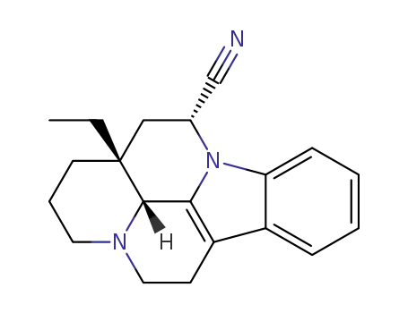 (+/-)-eburnane-16β-carbonitrile