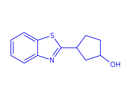 시클로펜타놀, 3-(2-벤조티아졸릴)-(9CI)