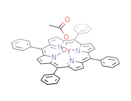 Dy(CH<sub>3</sub>COO)(C<sub>44</sub>H<sub>28</sub>N<sub>4</sub>)